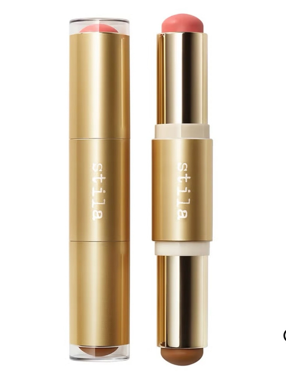 Stila Dual-Ended Cream Blush & Bronzer Stick - grapefruit- caramel